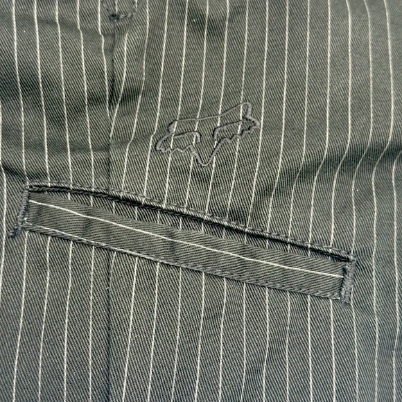 FOX Heritage Forged, Men's Black With White Pinstripes Shorts - Picture 3 of 8